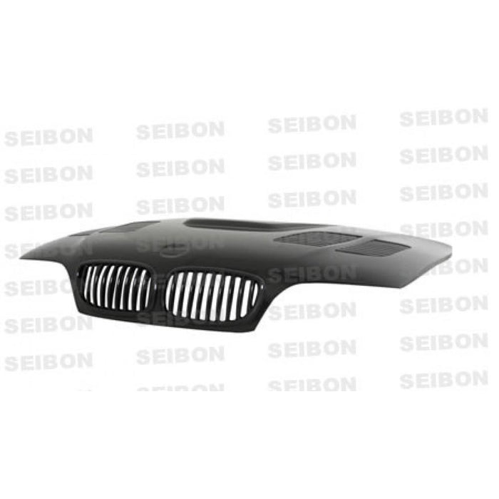 Seibon GTR-Style Carbon Fiber Hood For 2004-2006 BMW E46 3 Series Coupe