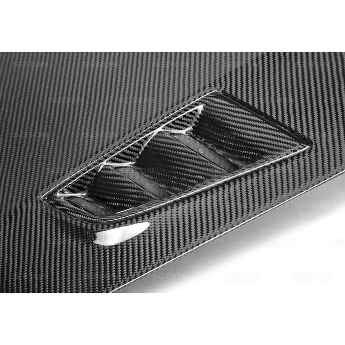 Seibon MGII-Style Carbon Fiber Hood For 2006-2010 Honda Civic 4DR