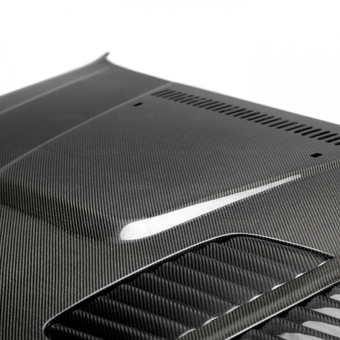 Seibon GTR-Style Carbon Fiber Hood For 2008-2013 BMW E82 1 Series / 1M Coup_