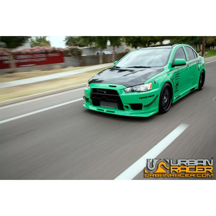 Seibon TS-Style Carbon Fiber Hood For 2008-2015 Mitsubishi Lancer Evo X