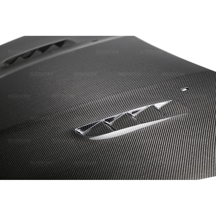 Seibon RS-Style Carbon Fiber Hood For 2015-2018 Ford Focus