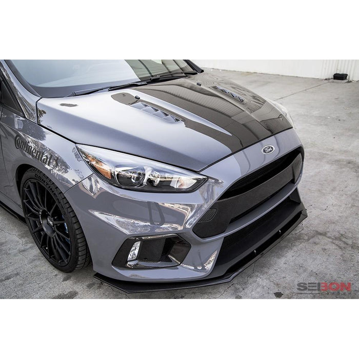 Seibon RS-Style Carbon Fiber Hood For 2015-2018 Ford Focus