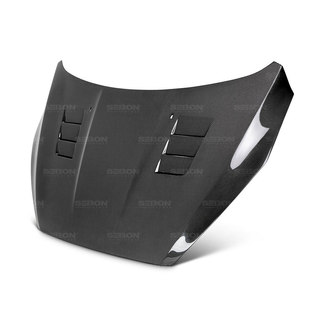 Seibon TS-Style Carbon Fiber Hood For 2015-2018 Ford Focus