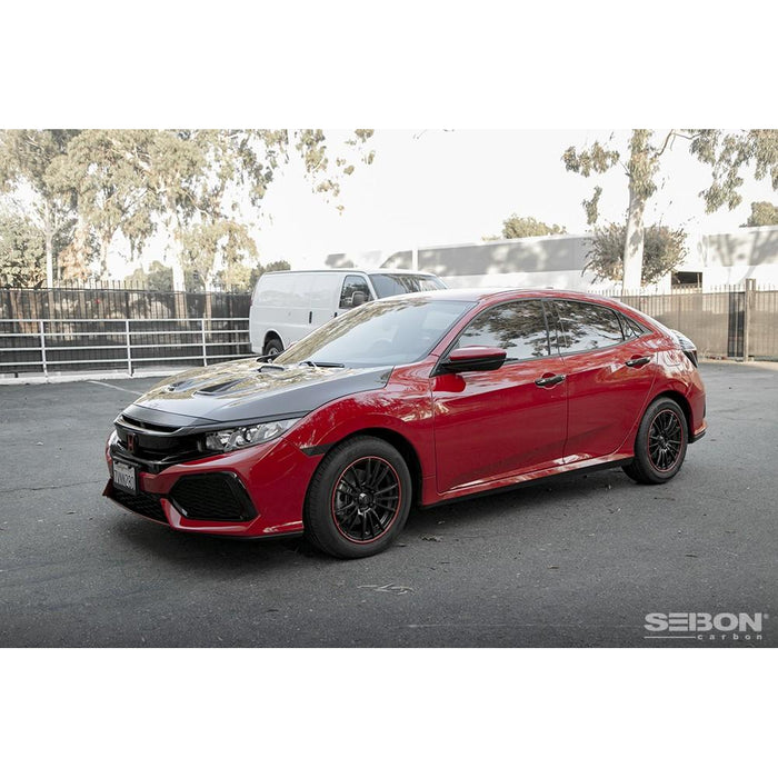 Seibon MR-Style Carbon Fiber Hood For 2016-2020 Honda Civic