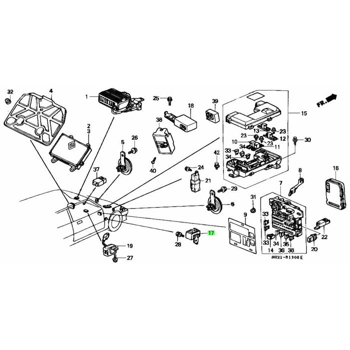 Honda Genuine Main Relay - B/D Series