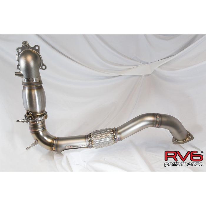 RV6 Catted Downpipe & Front Pipe Combo for 17+ Civic SI