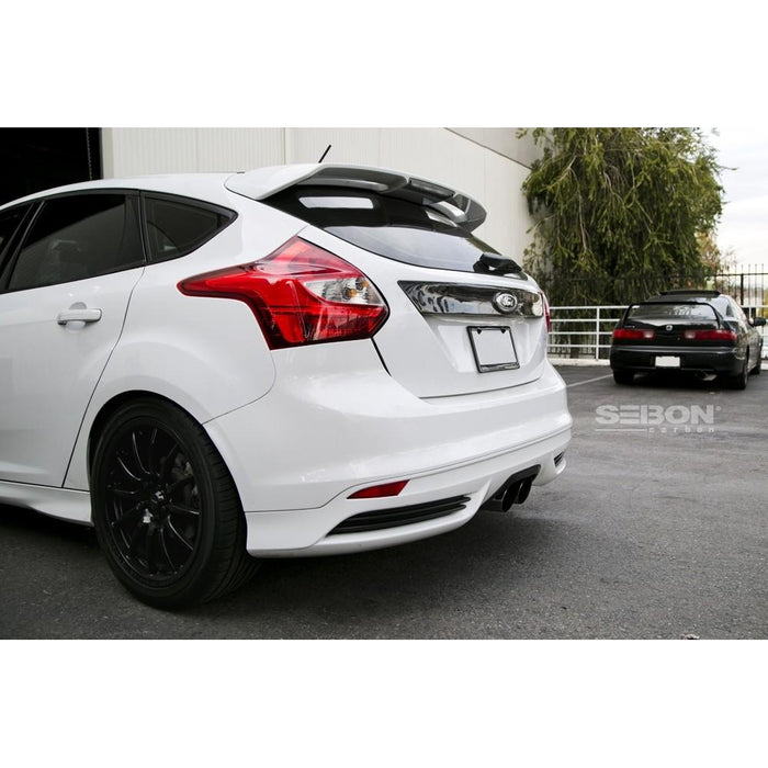 Seibon Carbon Fiber Tail Garnish For 2012-2014 Ford Focus Hatchback